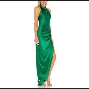 Amanda Uprichard X REVOLVE Samba Gown in Dark Green size XS